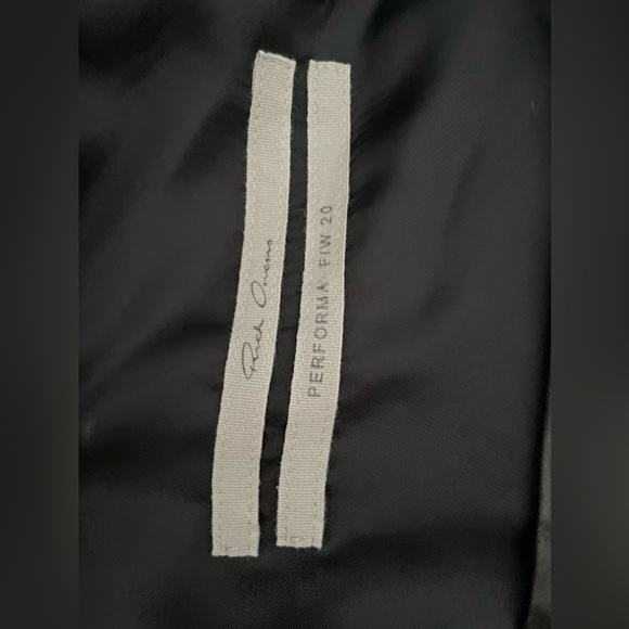 Rick Owens double breasted blazer in black NWT - Picture 9 of 11